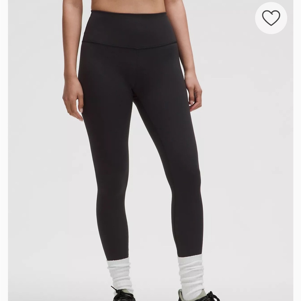 Lululemon Wunder Train Black 25” Size 4